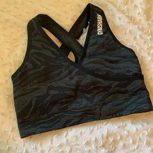 Animal Print Gymshark Sports Bra